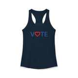 Vote. Your. Heart. - Women's Racerback Tank
