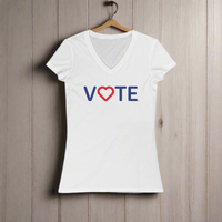 Vote. Your. Heart.  - Women's SlimFit V-Neck Tee