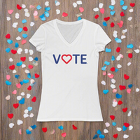 Vote. Your. Heart.  - Women's SlimFit V-Neck Tee