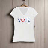 Vote. Your. Heart.  - Women's SlimFit V-Neck Tee