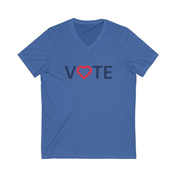 Vote. Your. Heart. - Unisex V-Neck Tee