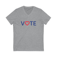 Vote. Your. Heart. - Unisex V-Neck Tee