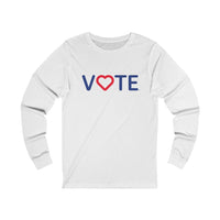 Vote. Your. Heart. - Unisex Jersey Long Sleeve Tee