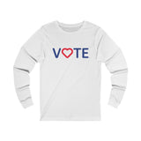 Vote. Your. Heart. - Unisex Jersey Long Sleeve Tee