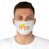 Hope - Two-Layer Fabric Face Mask in White