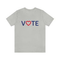 Vote. Your. Heart. - Unisex Jersey Short Sleeve Tee