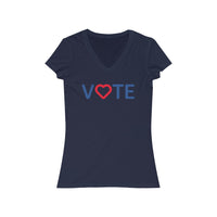 Vote. Your. Heart.  - Women's SlimFit V-Neck Tee