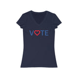 Vote. Your. Heart.  - Women's SlimFit V-Neck Tee