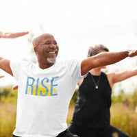 Rise - Unisex V-Neck Jersey Tee
