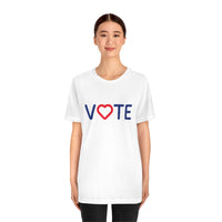 Vote. Your. Heart. - Unisex Jersey Short Sleeve Tee