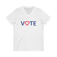 Vote. Your. Heart. - Unisex V-Neck Tee