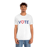 Vote. Your. Heart. - Unisex Jersey Short Sleeve Tee