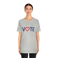 Vote. Your. Heart. - Unisex Jersey Short Sleeve Tee