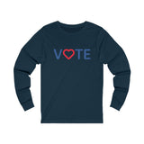 Vote. Your. Heart. - Unisex Jersey Long Sleeve Tee