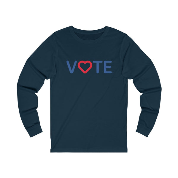 Vote. Your. Heart. - Unisex Jersey Long Sleeve Tee