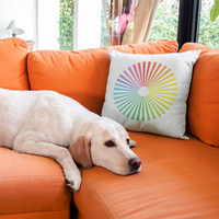 Rainbow Sun - Throw Pillow