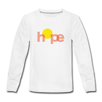 Hope - Kids' Long Sleeve T-Shirt - white