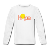 Hope - Kids' Long Sleeve T-Shirt - white